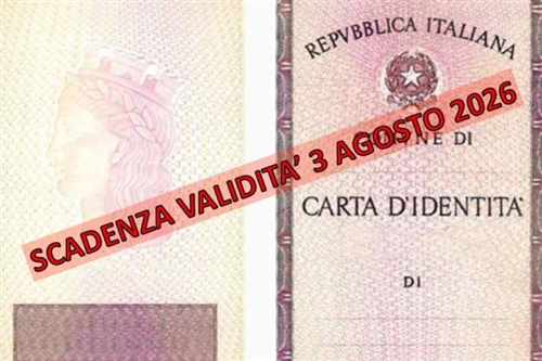 Cessazione validità carte di identità cartacee ai fini dell'espatrio