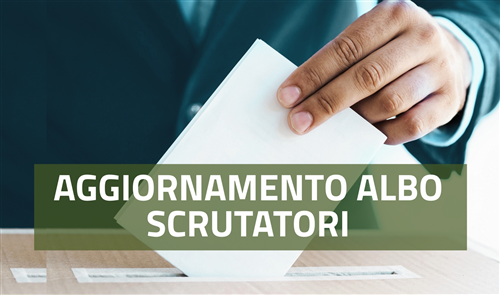 Avviso possibilità di iscriversi all'albo dei presidenti di seggio e scrutatori